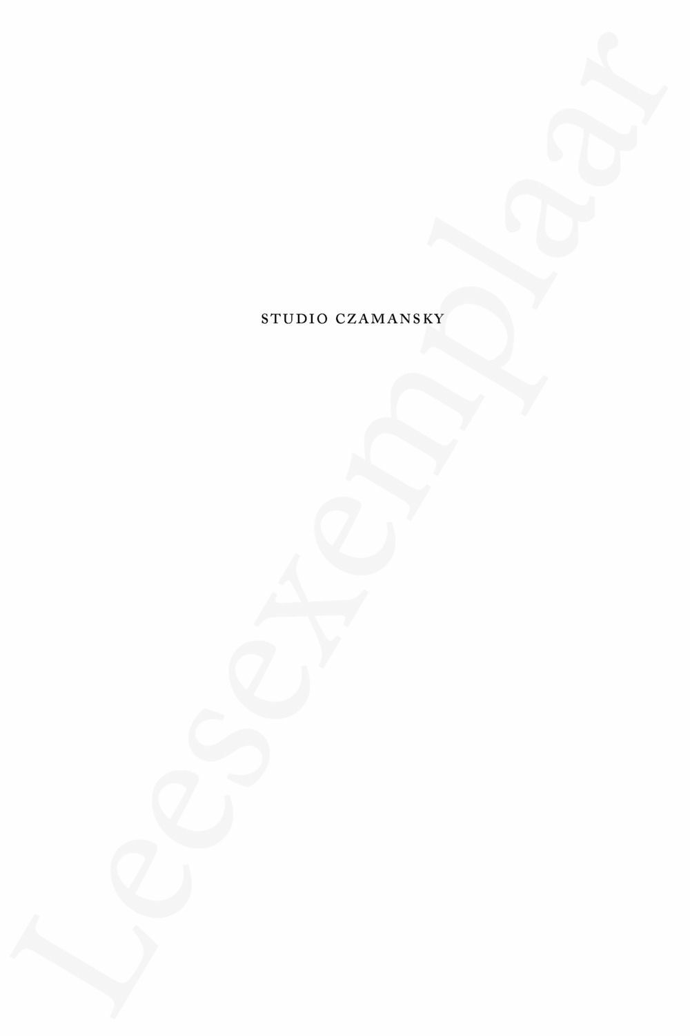 Preview: Studio Czamansky