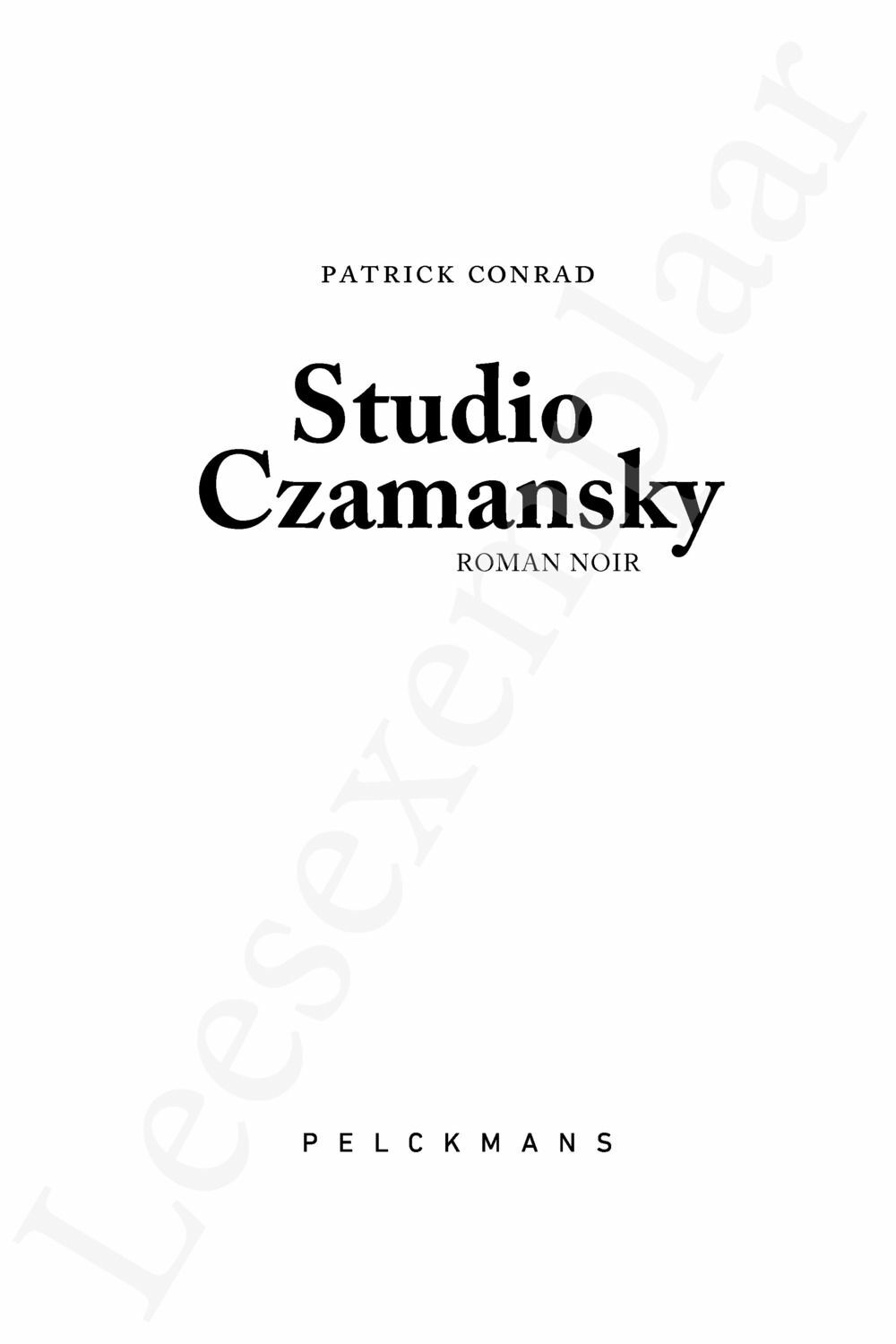 Preview: Studio Czamansky
