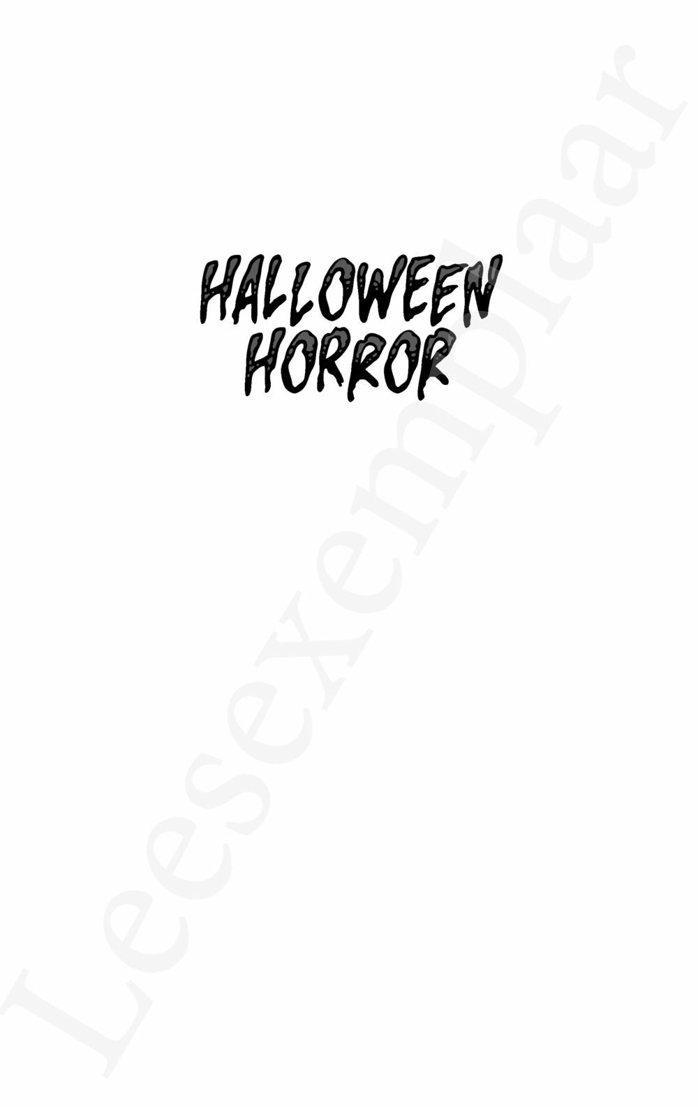 Preview: Halloween Horror