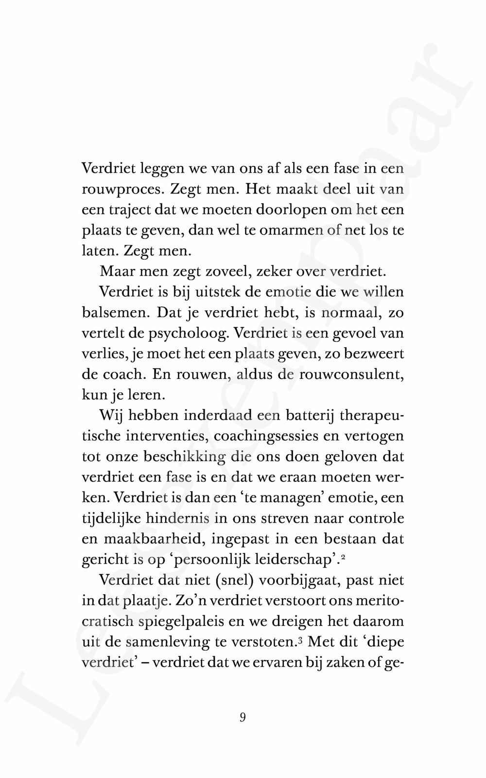 Preview: Een kleine filosofie van grote emoties: Verdriet