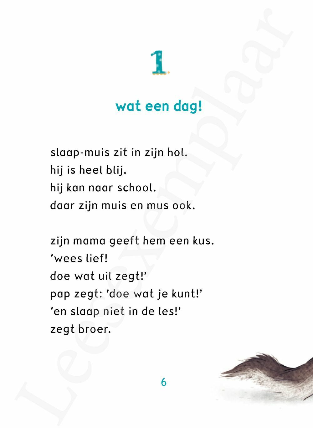 Preview: Slaap-muis gaat naar school (AVI M3)