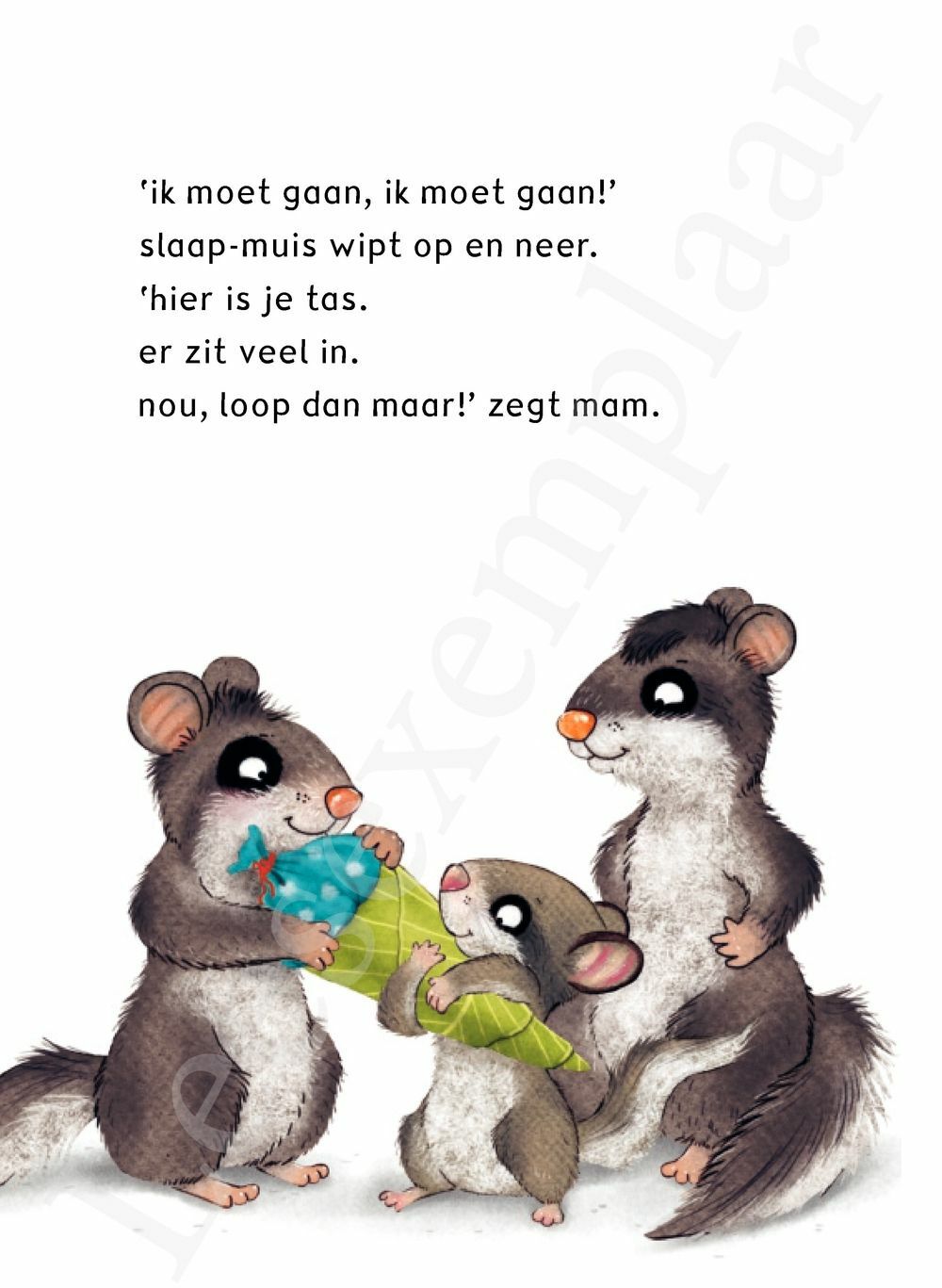 Preview: Slaap-muis gaat naar school (AVI M3)