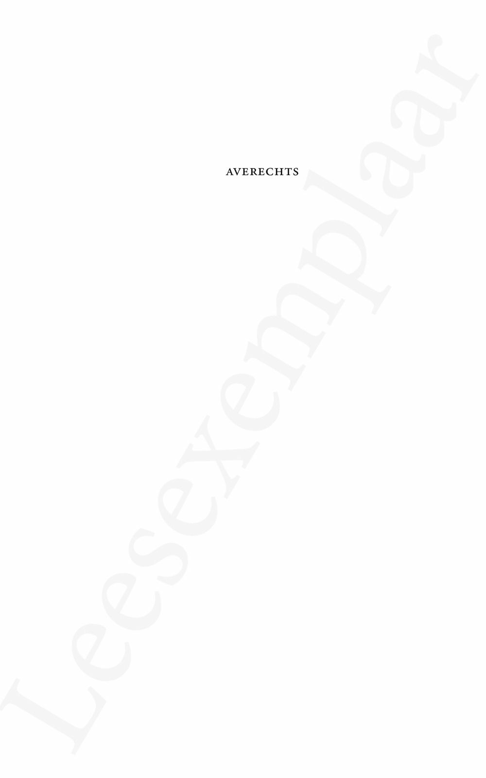 Preview: Averechts