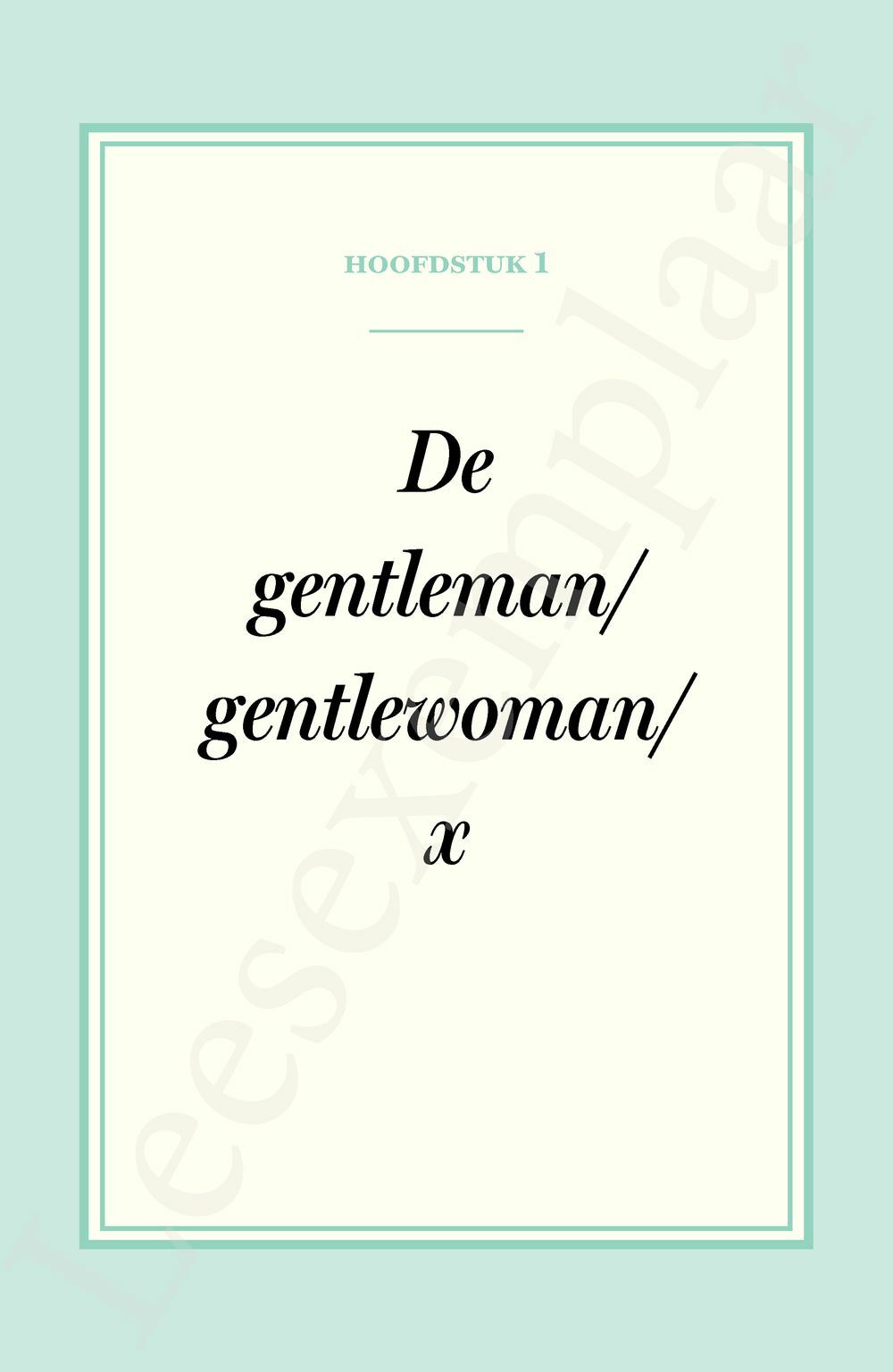 Preview: Wat zegt de etiquette?