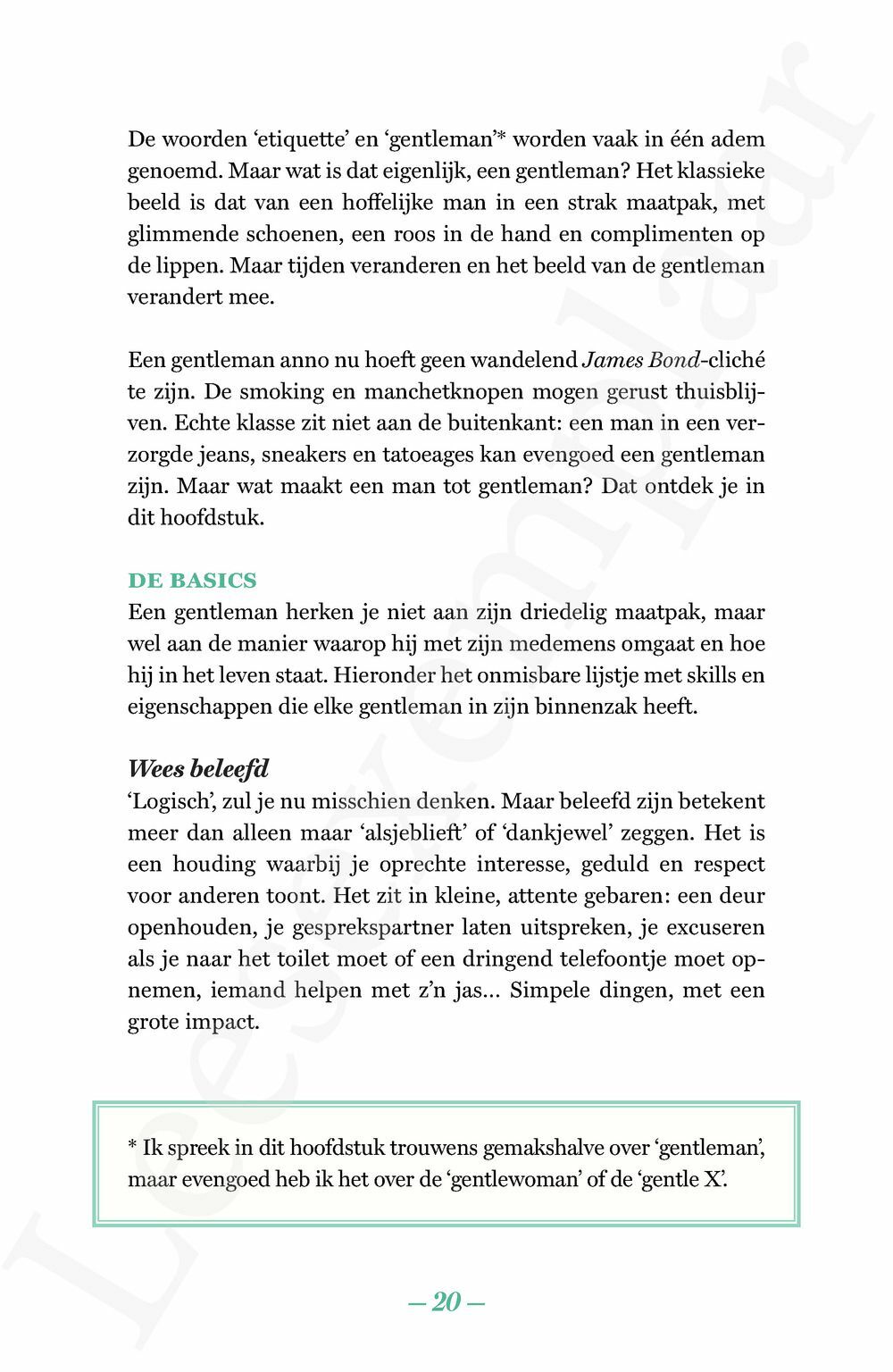 Preview: Wat zegt de etiquette?