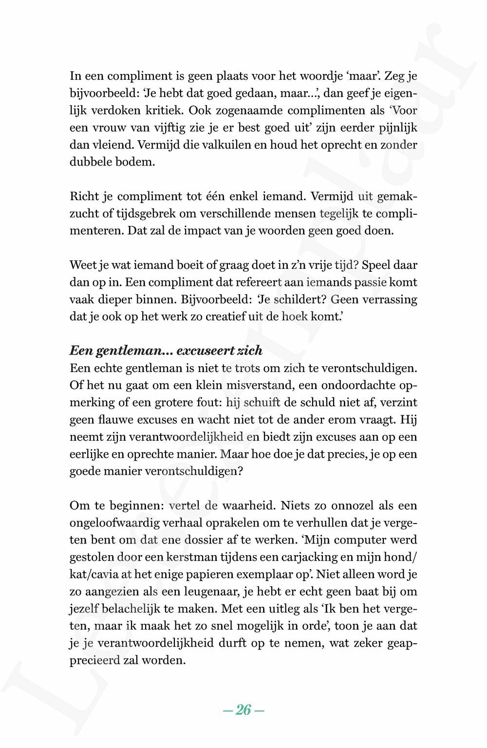Preview: Wat zegt de etiquette?