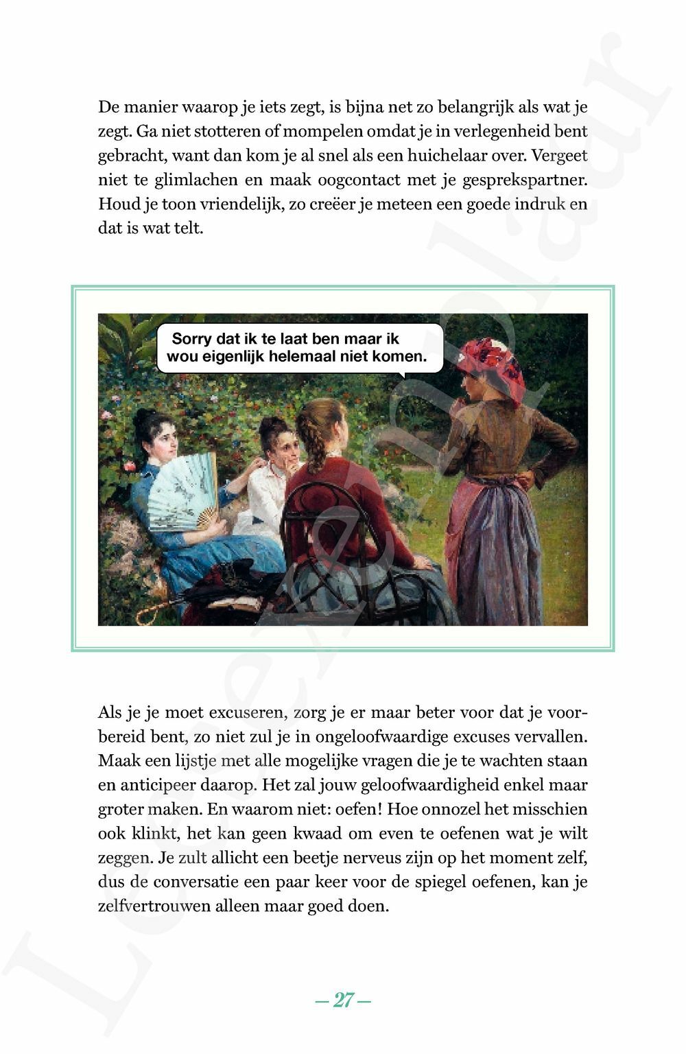 Preview: Wat zegt de etiquette?