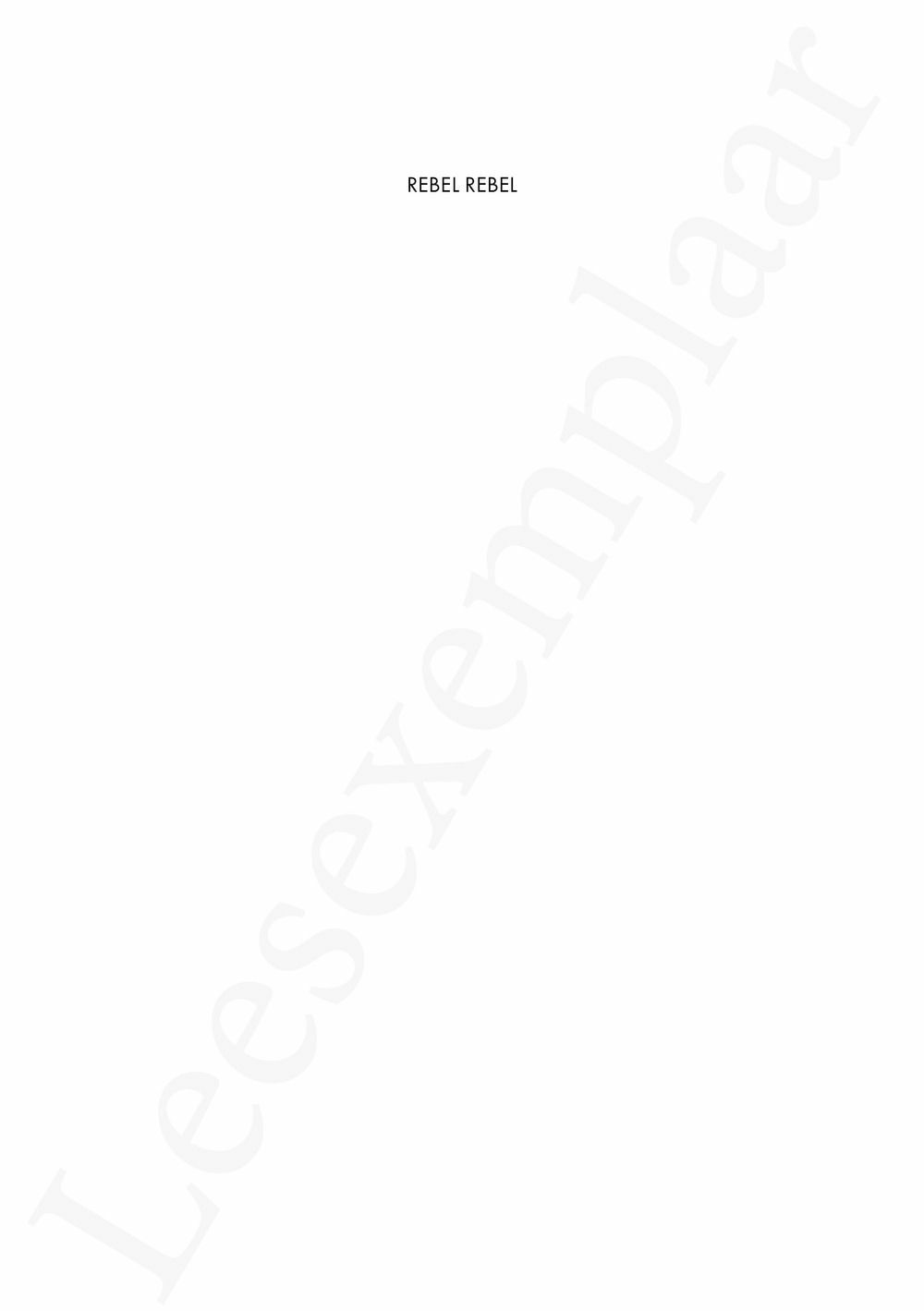 Preview: Rebel Rebel (English edition)