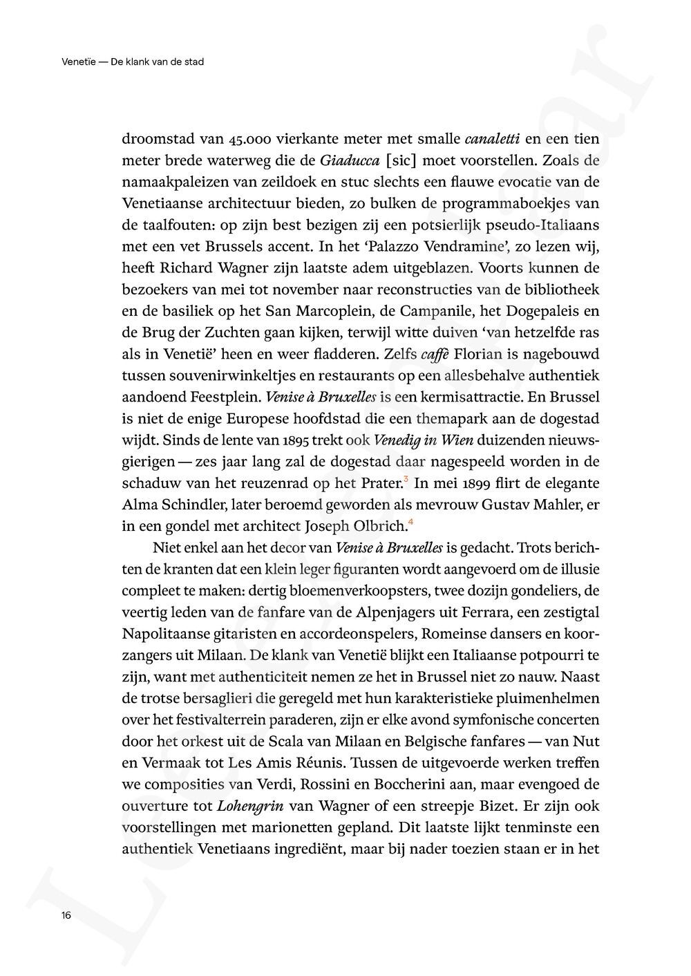 Preview: Venetië, de klank van de stad