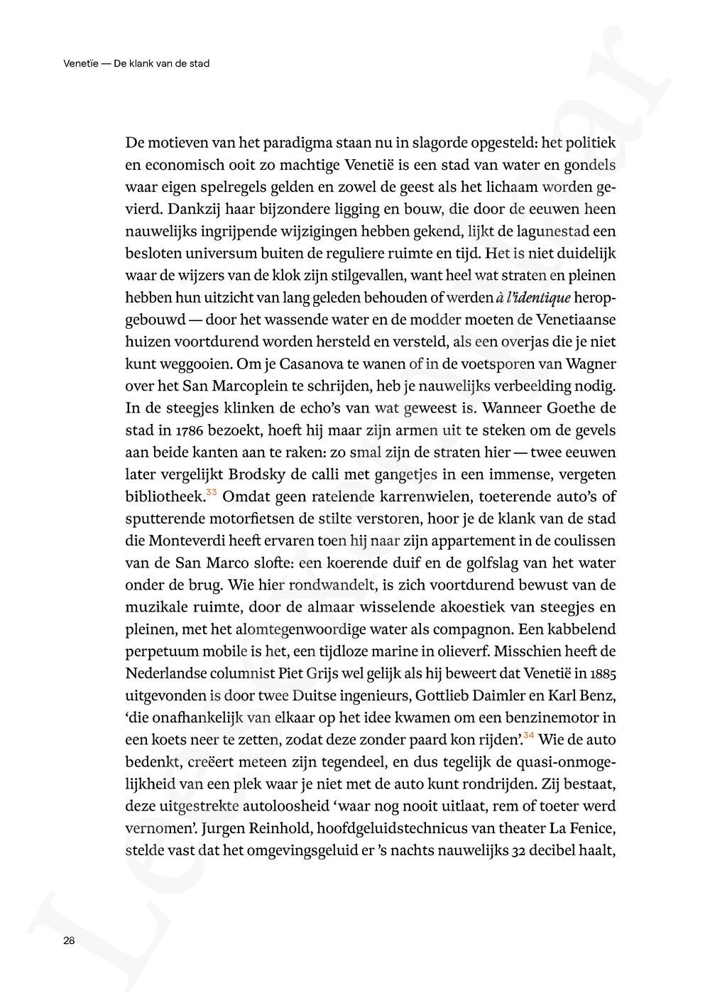 Preview: Venetië, de klank van de stad