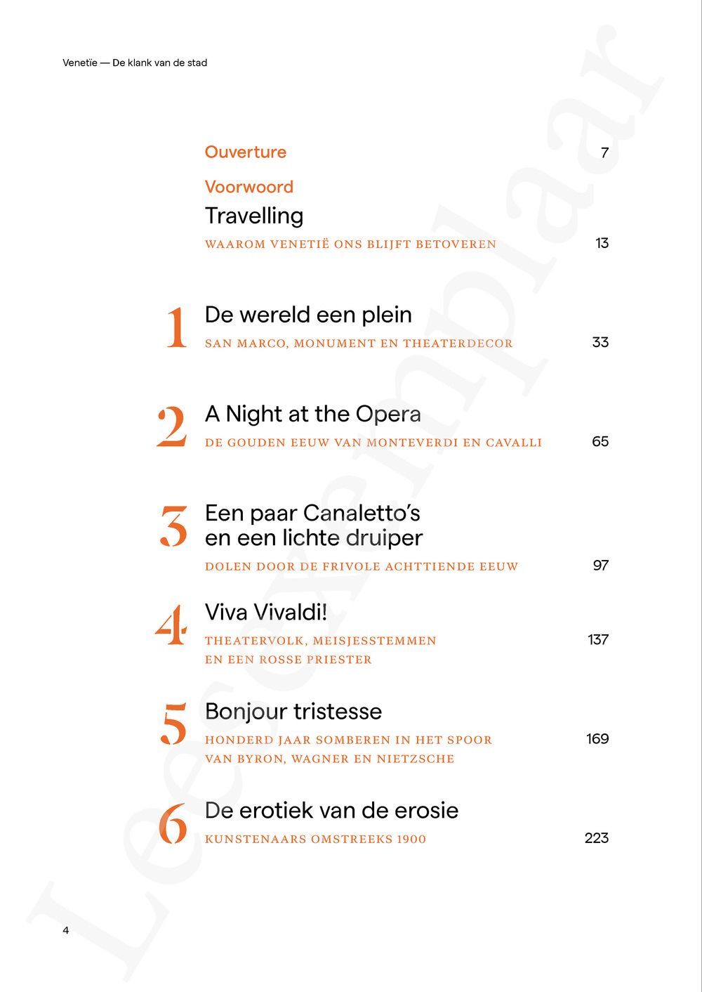 Preview: Venetië, de klank van de stad