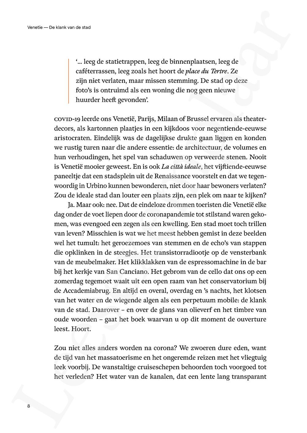 Preview: Venetië, de klank van de stad