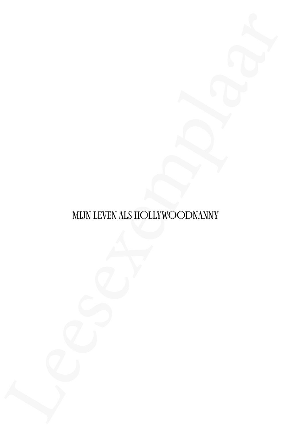 Preview: Mijn leven als Hollywoodnanny