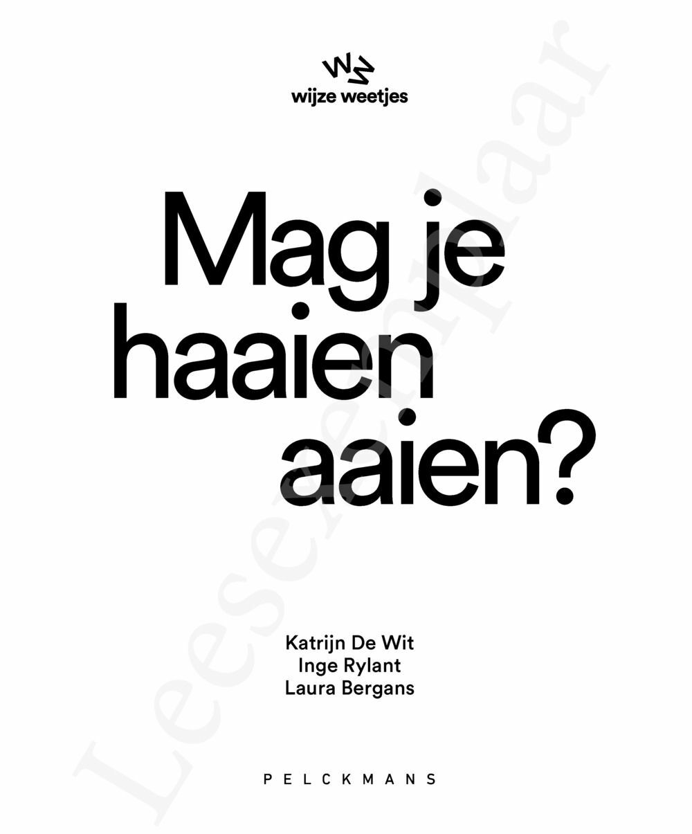 Preview: Mag je haaien aaien? Herwerkte editie