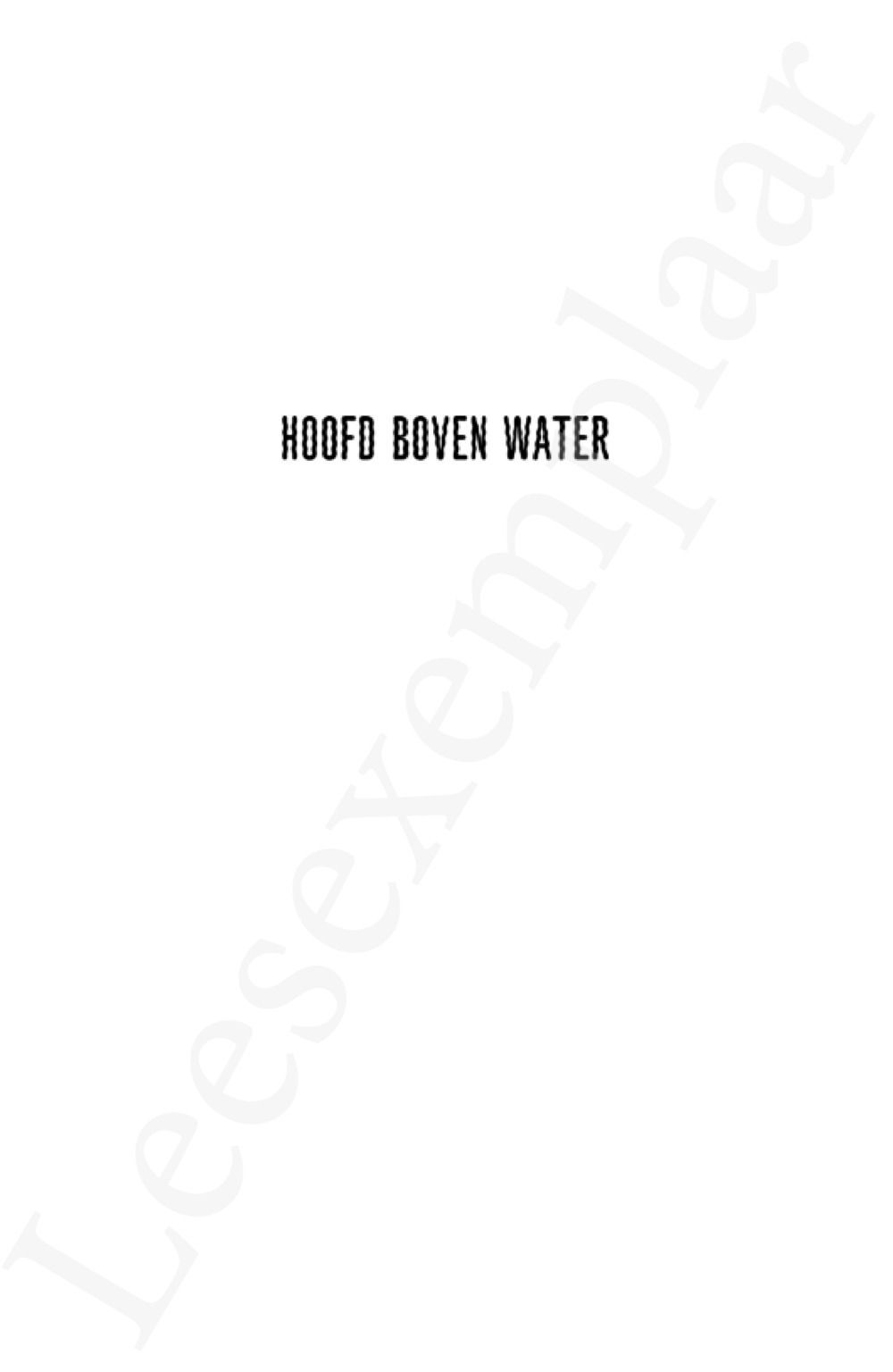 Preview: Hoofd boven water
