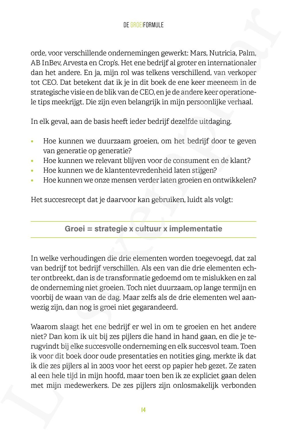 Preview: De groeiformule