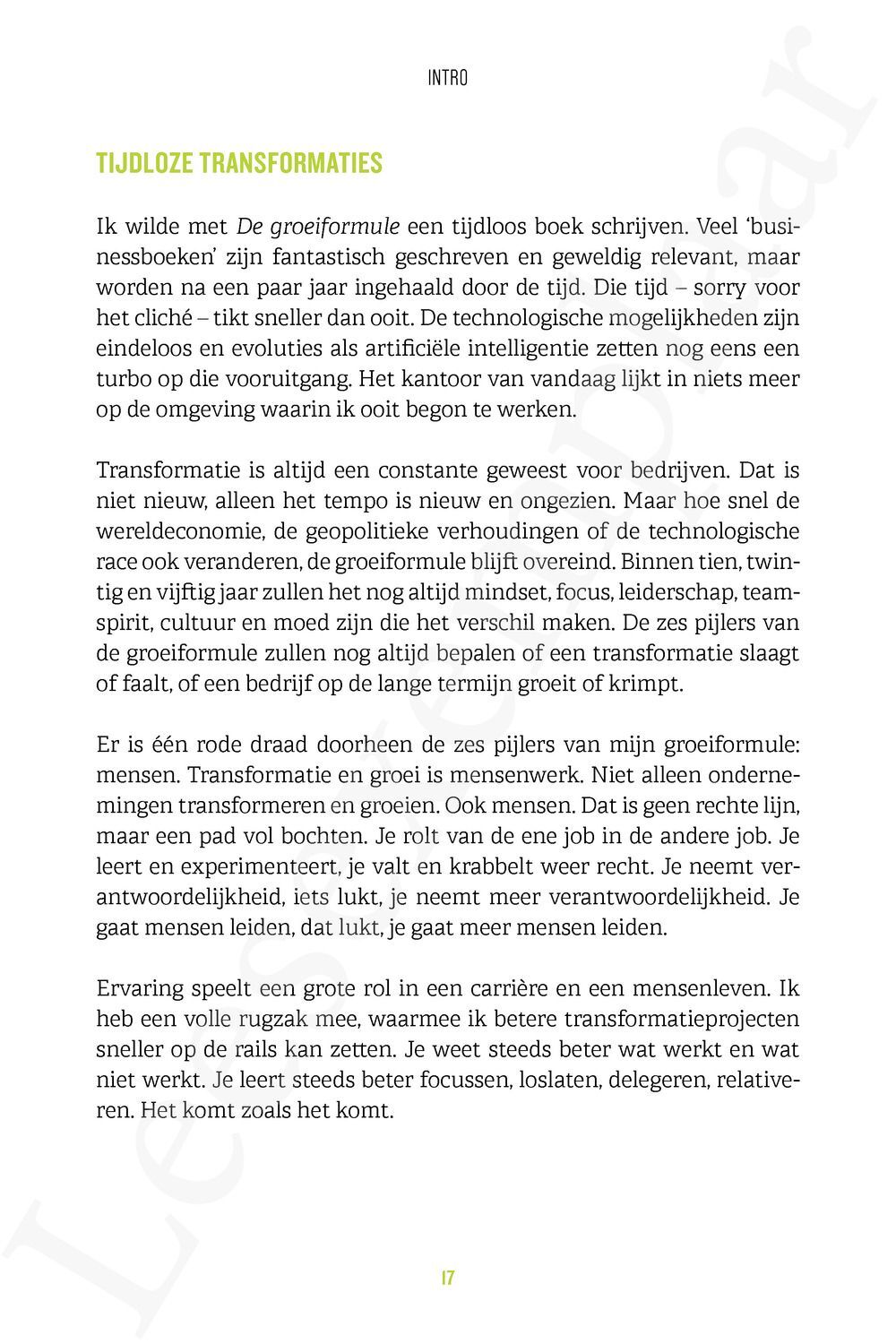 Preview: De groeiformule