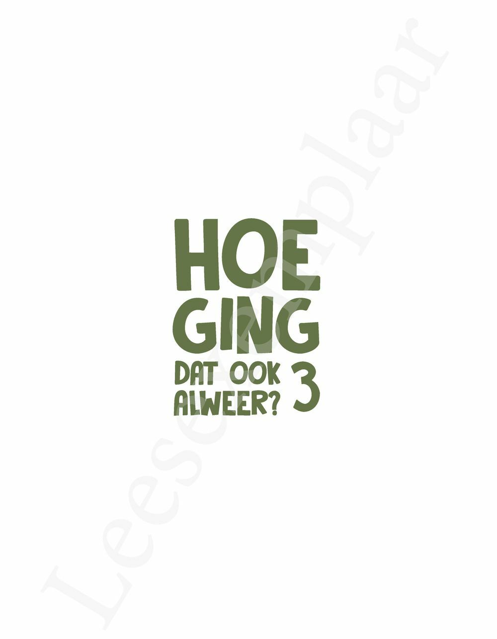 Preview: Hoe ging dat ook alweer? 3