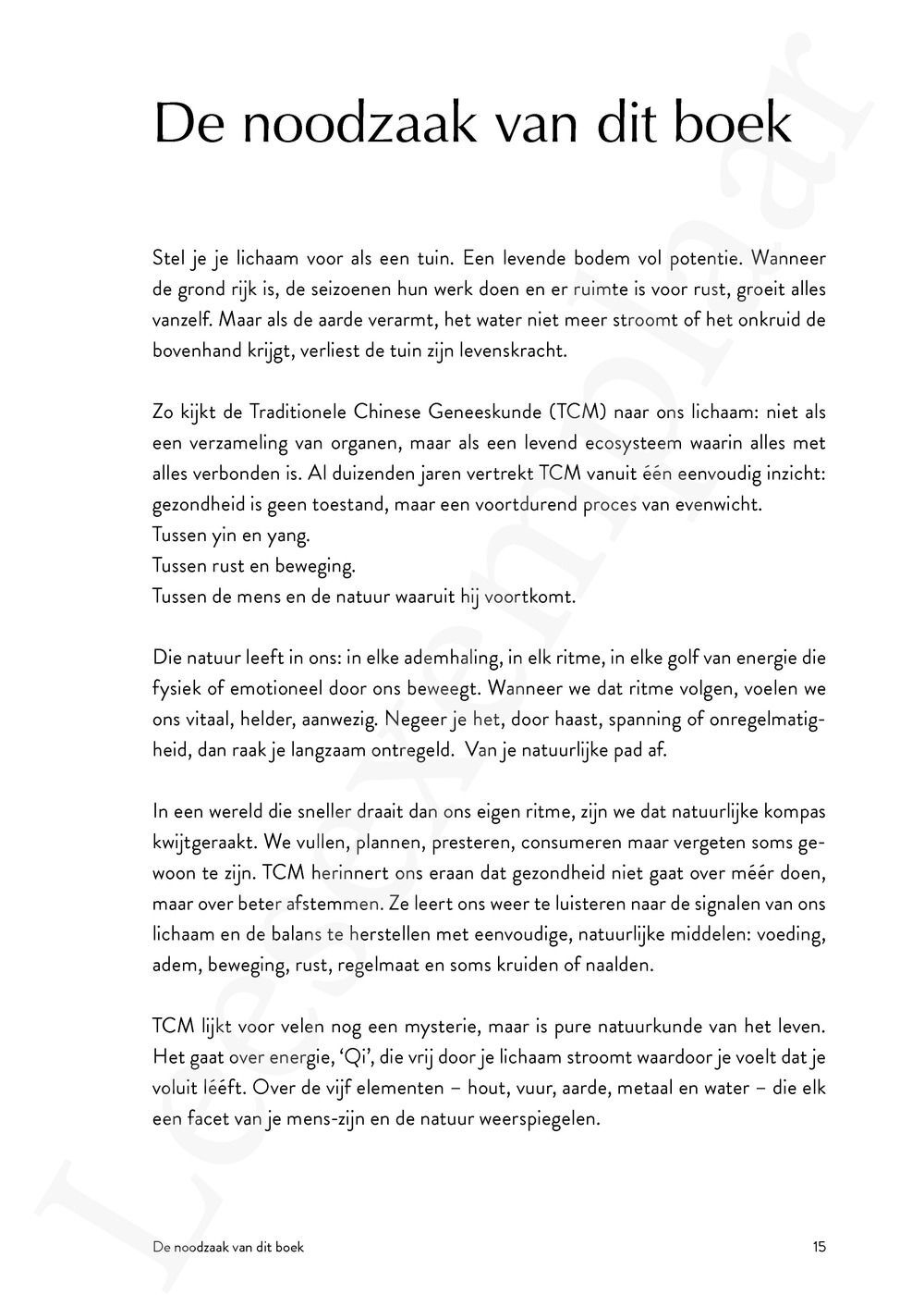 Preview: Leven in je element