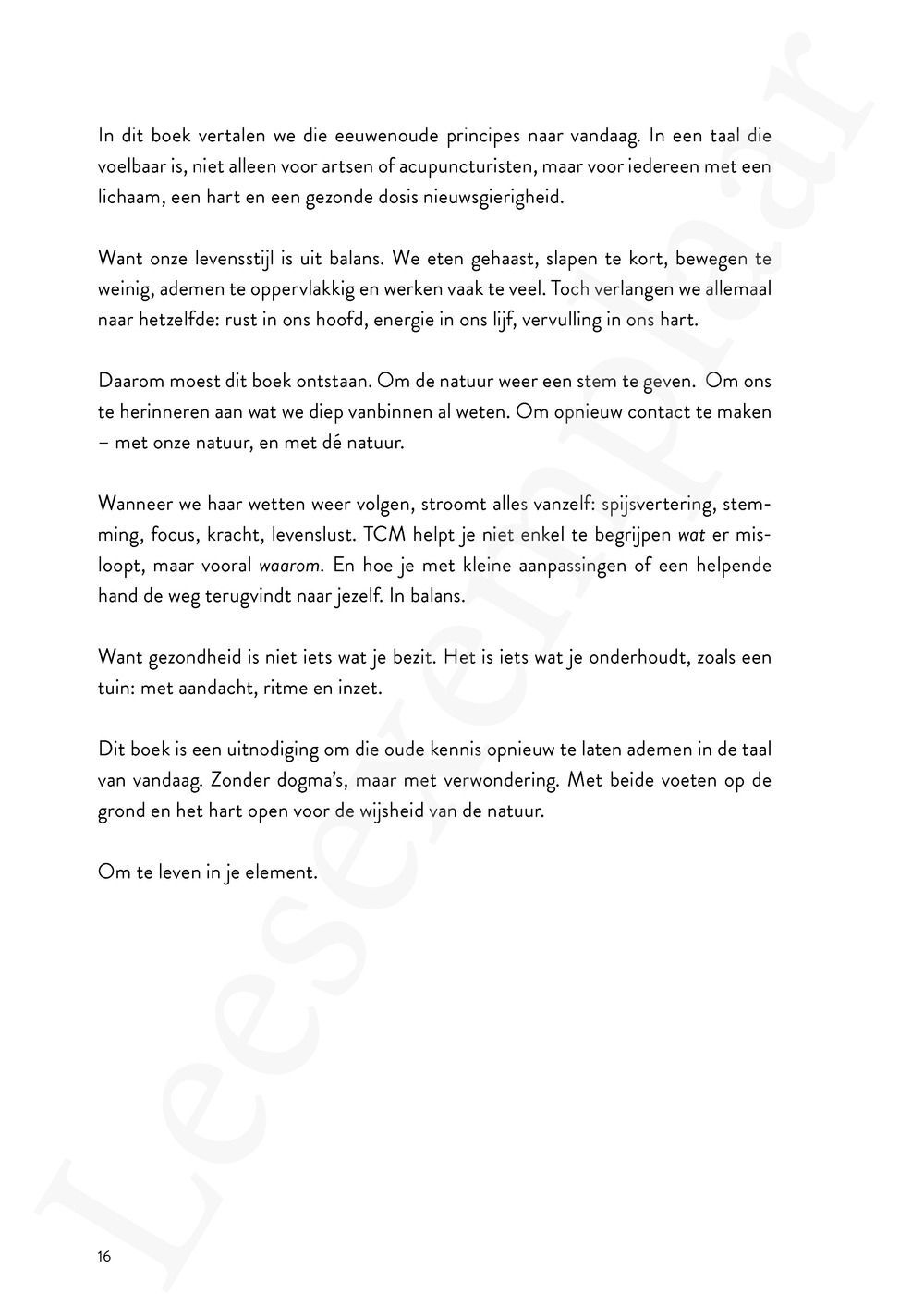 Preview: Leven in je element