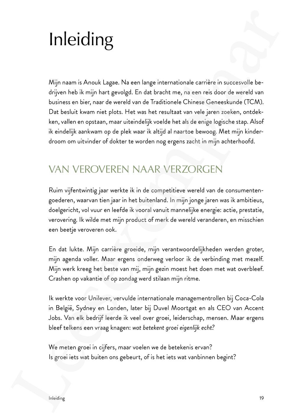 Preview: Leven in je element