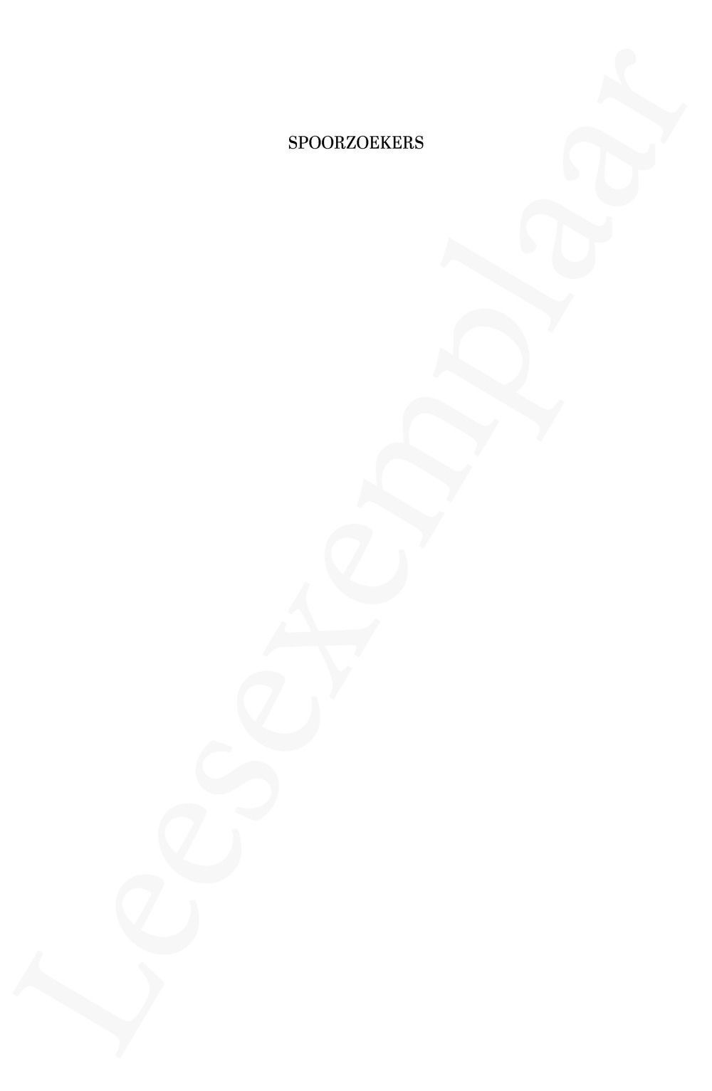 Preview: Spoorzoekers