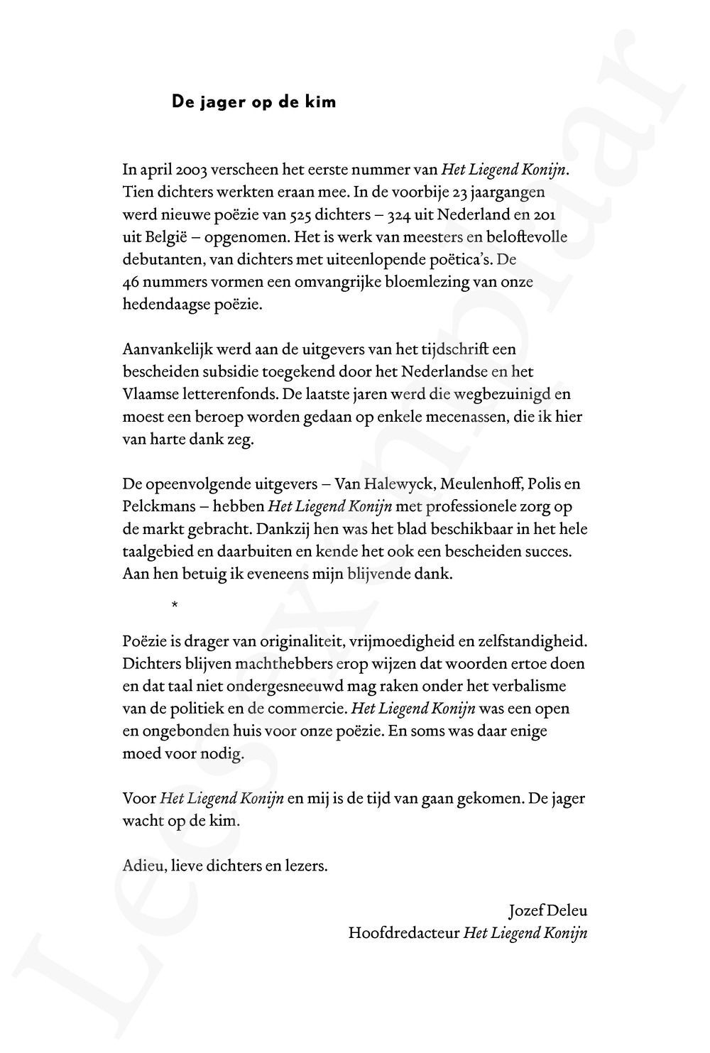 Preview: Het Liegend Konijn (jg. 23 nr. 2)