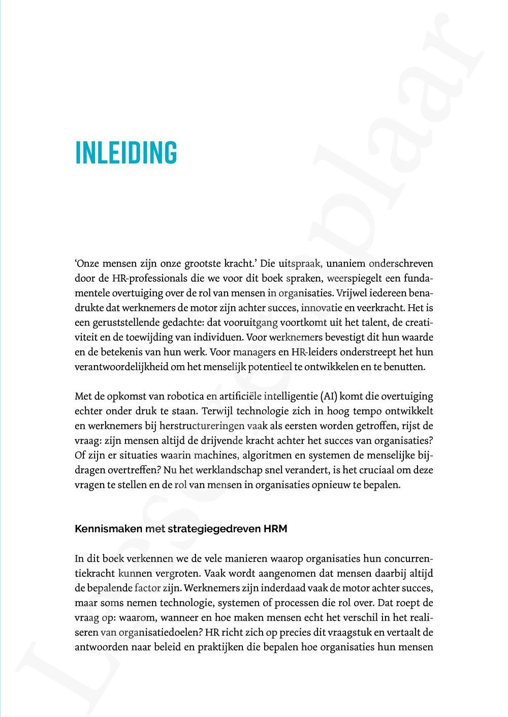 Preview: Strategisch HRM in actie: de brug tussen theorie en praktijk