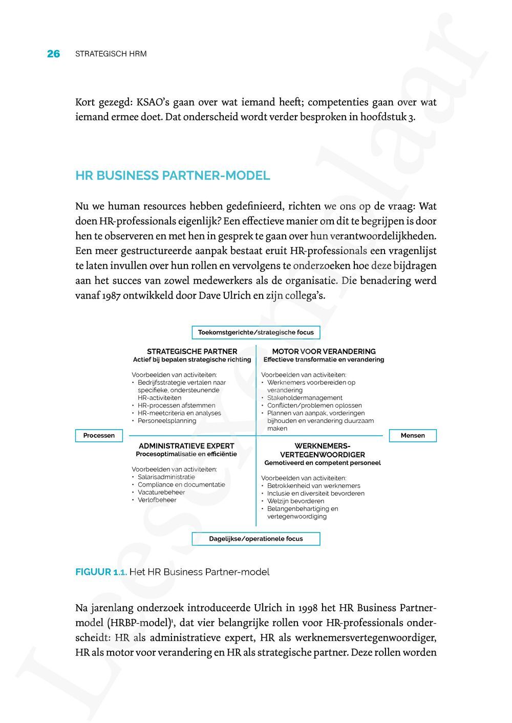 Preview: Strategisch HRM in actie: de brug tussen theorie en praktijk