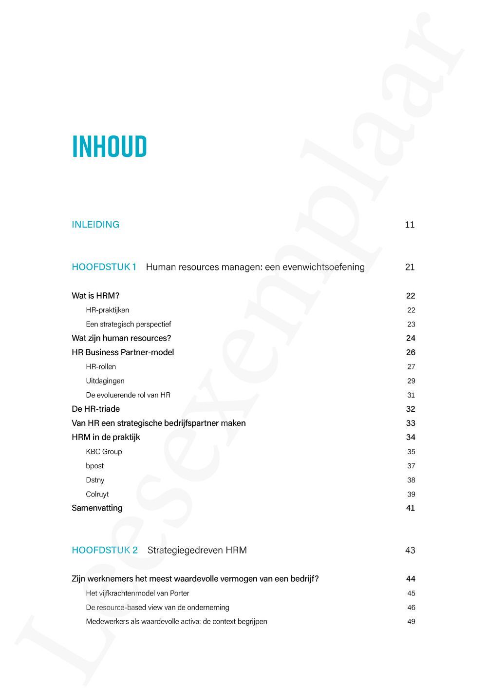 Preview: Strategisch HRM in actie: de brug tussen theorie en praktijk