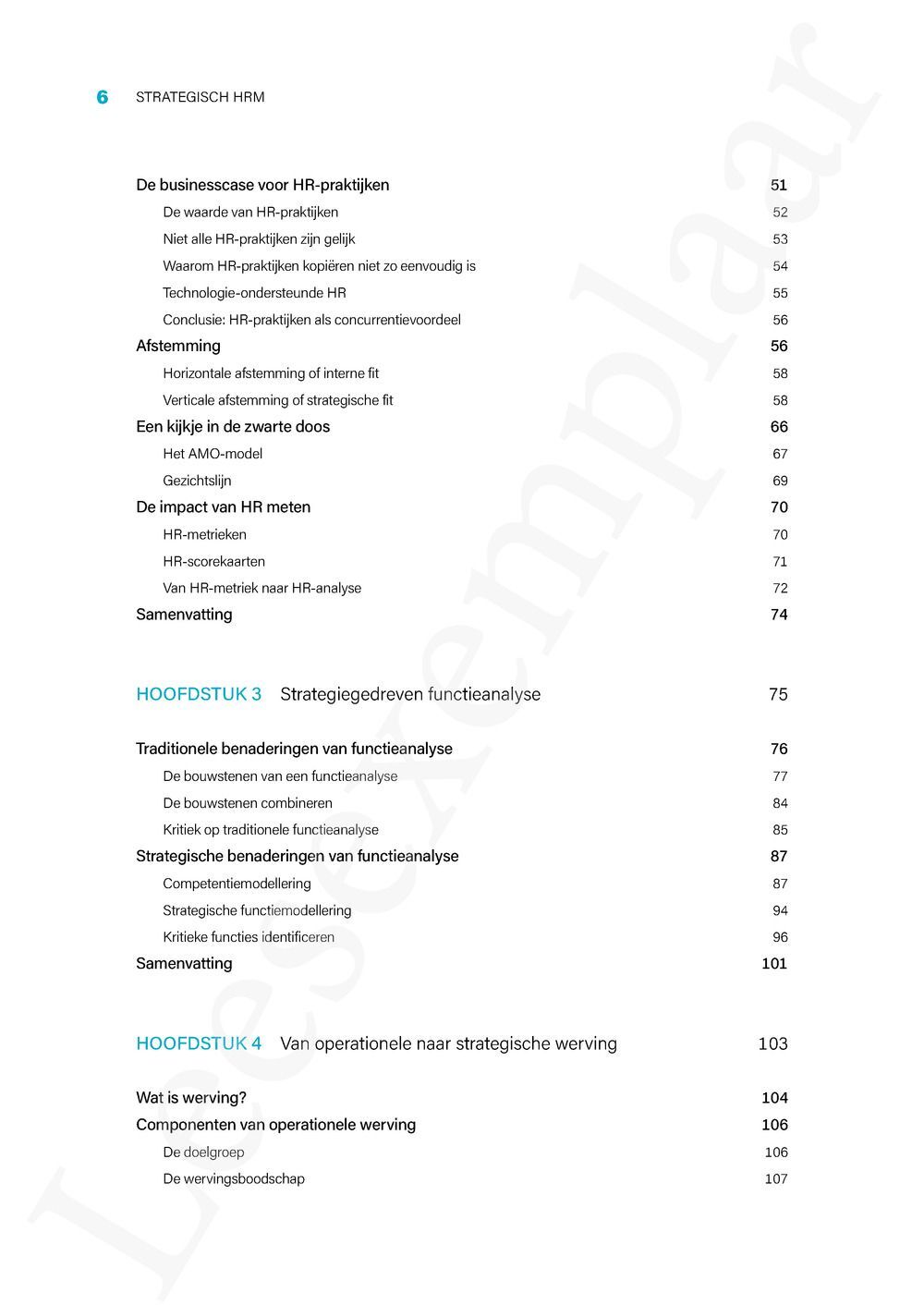 Preview: Strategisch HRM in actie: de brug tussen theorie en praktijk
