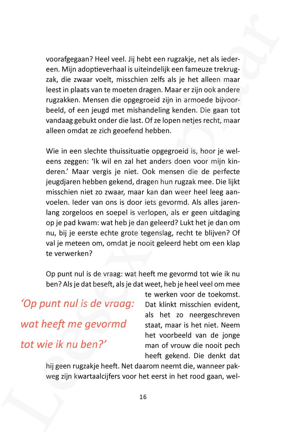 Preview: Ambitie in balans