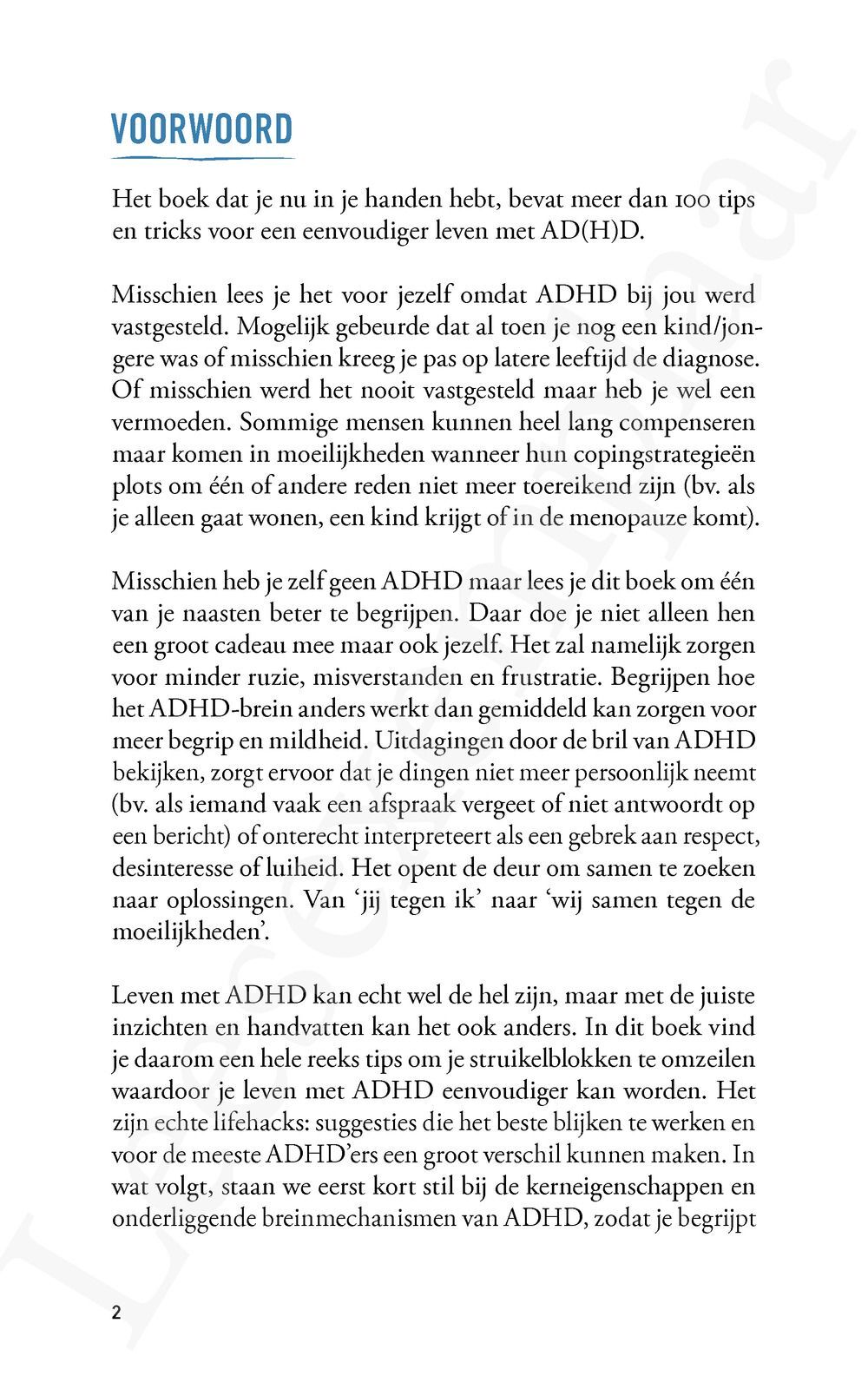 Preview: 100+ Lifehacks voor een eenvoudiger leven met AD(H)D