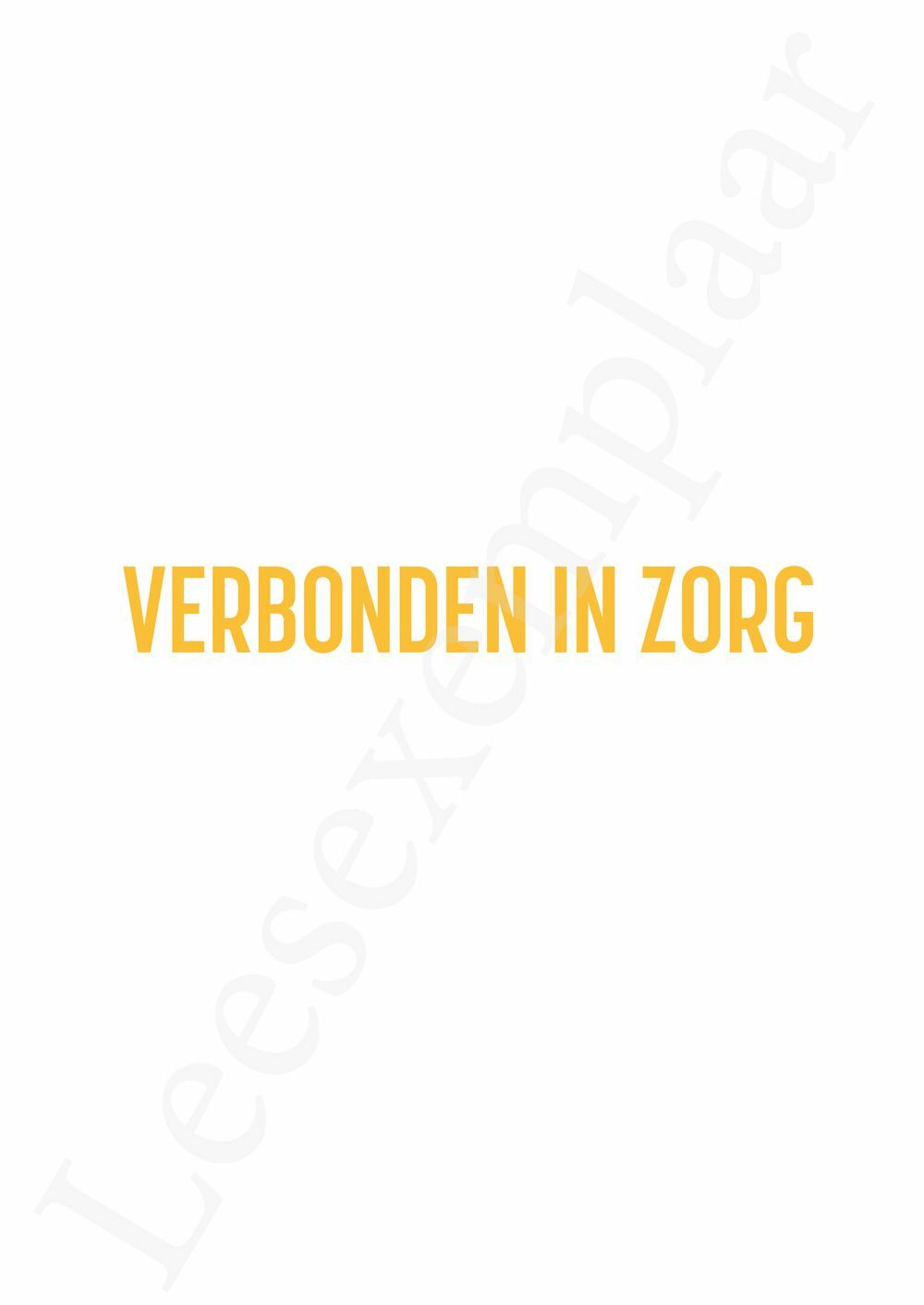 Preview: Verbonden in zorg
