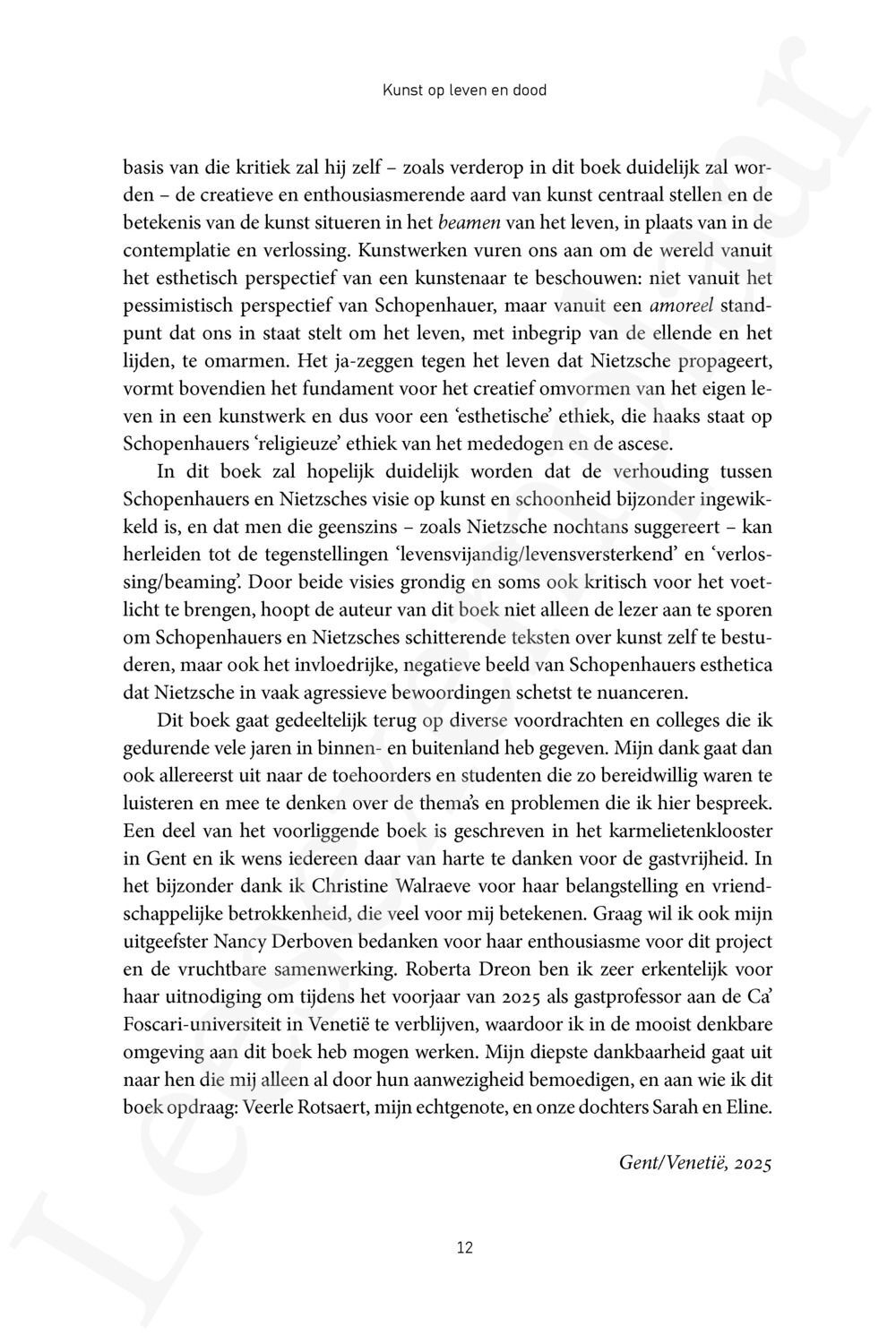 Preview: Kunst op leven en dood