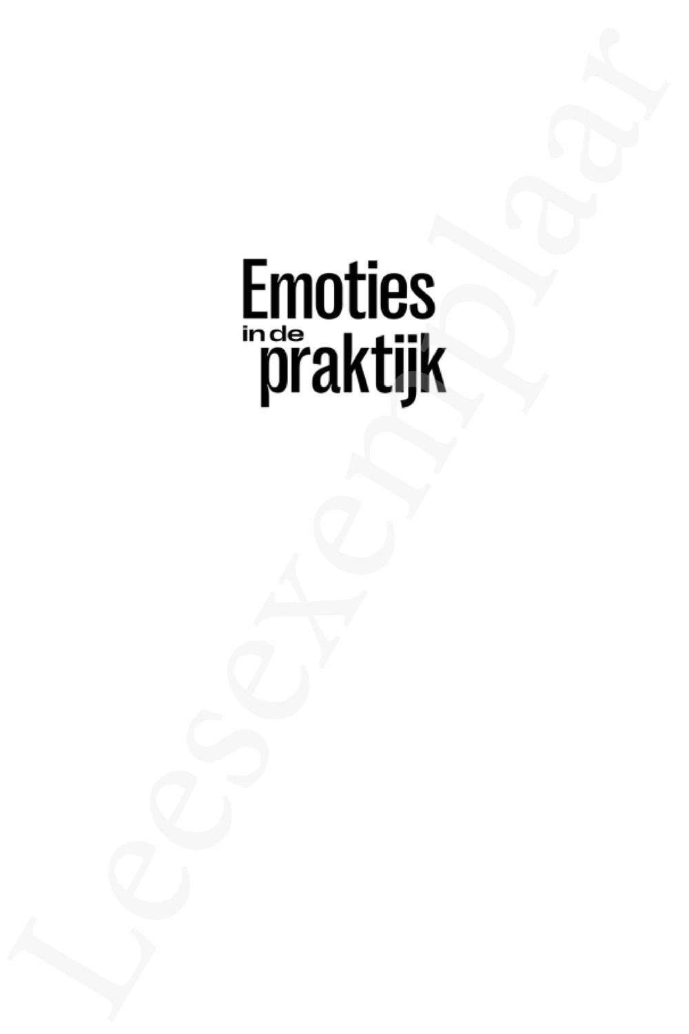 Preview: Emoties in de praktijk