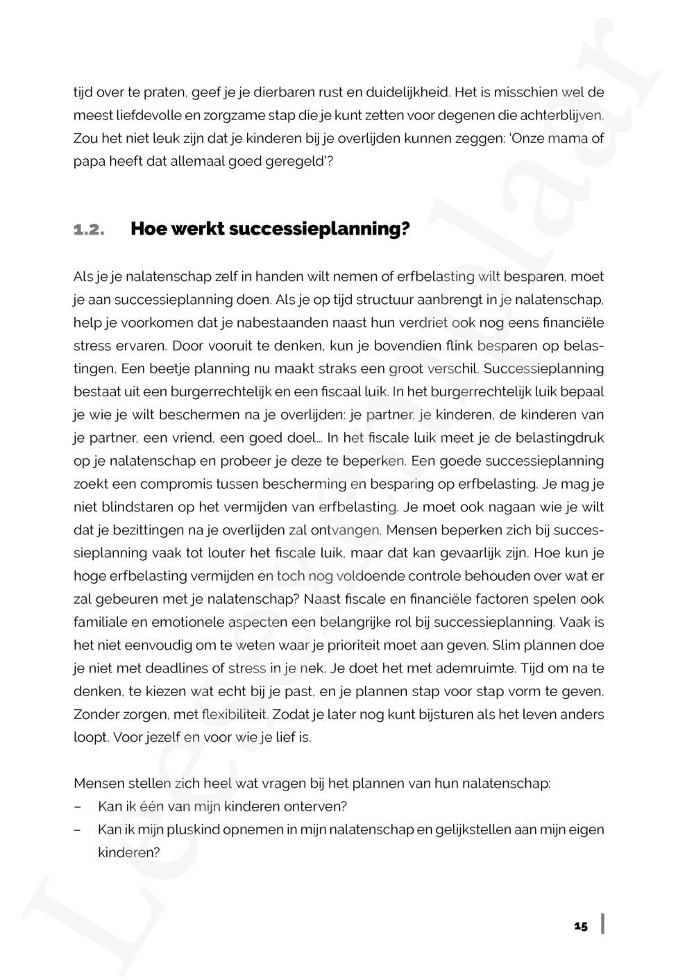 Preview: Maak je erfgenamen gelukkig!