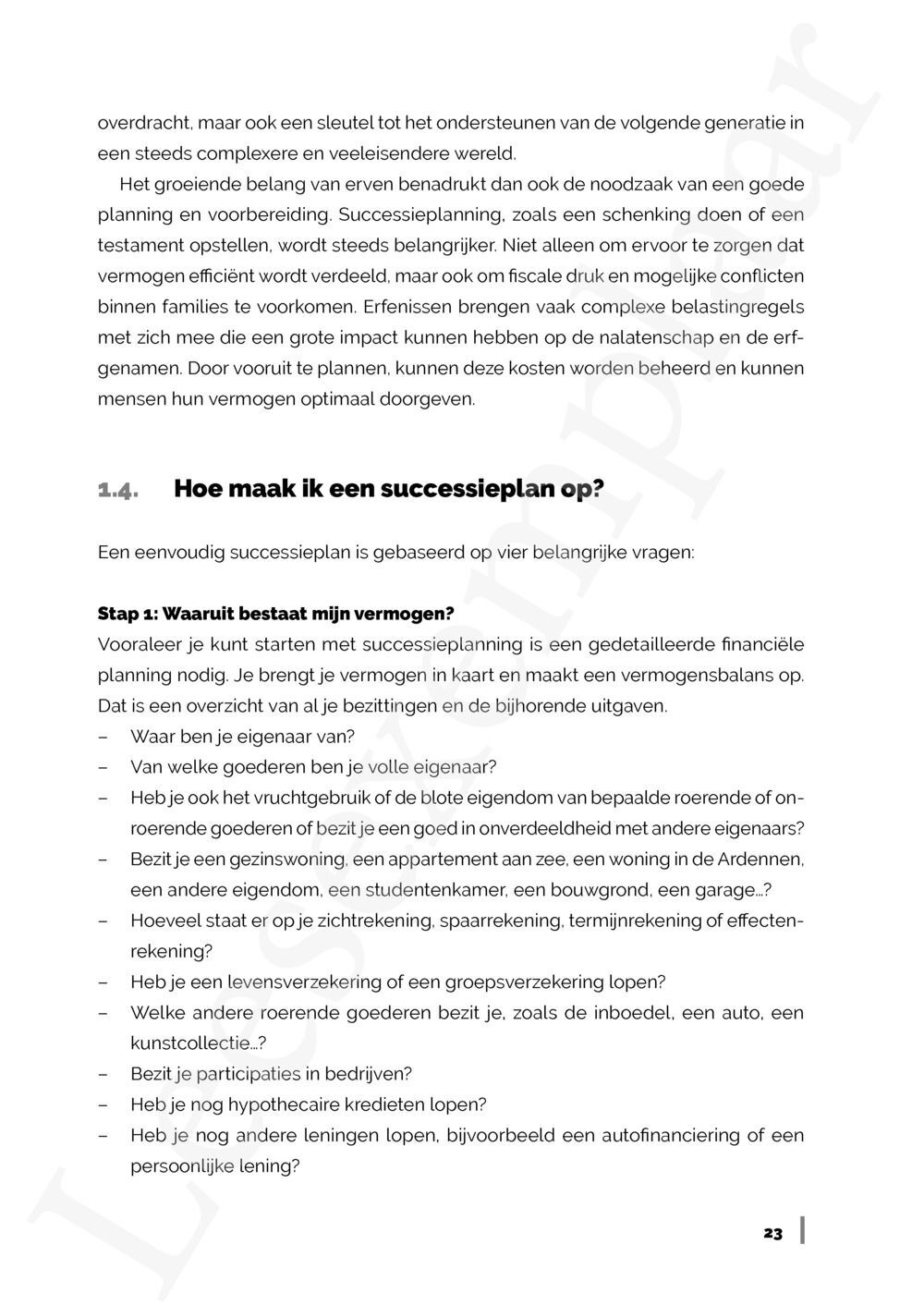 Preview: Maak je erfgenamen gelukkig!