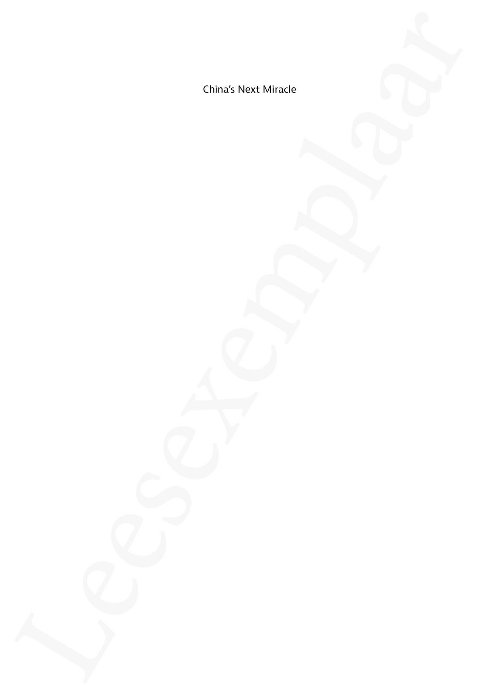 Preview: China's Next Miracle (Nederlandse editie)