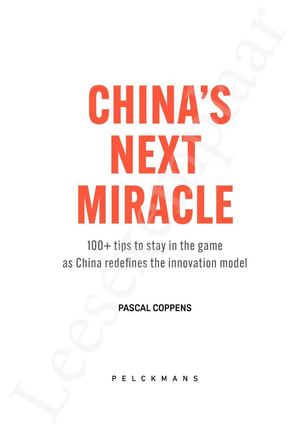 Preview: China's Next Miracle (English edition)