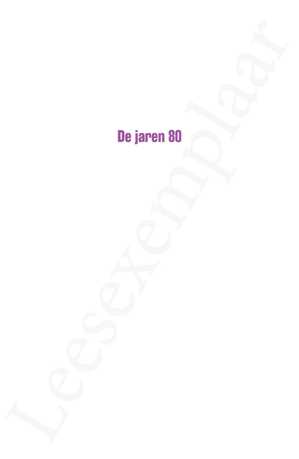 Preview: De jaren 80