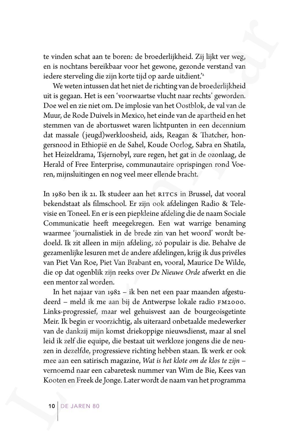 Preview: De jaren 80