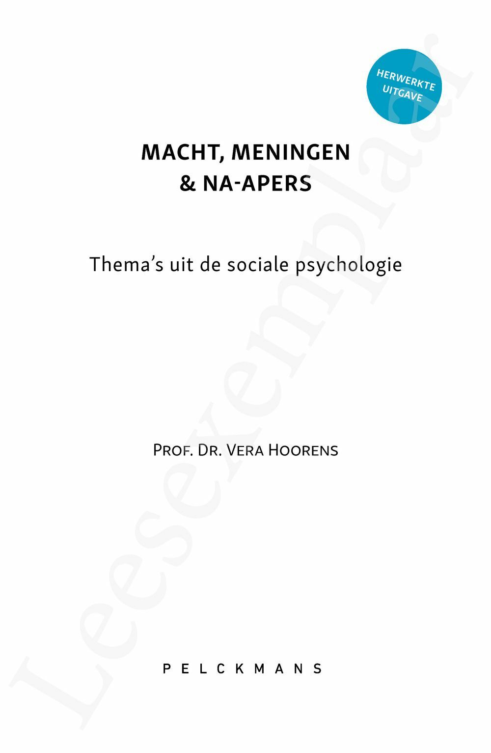Preview: Macht, meningen & na-apers (herwerkte uitgave)