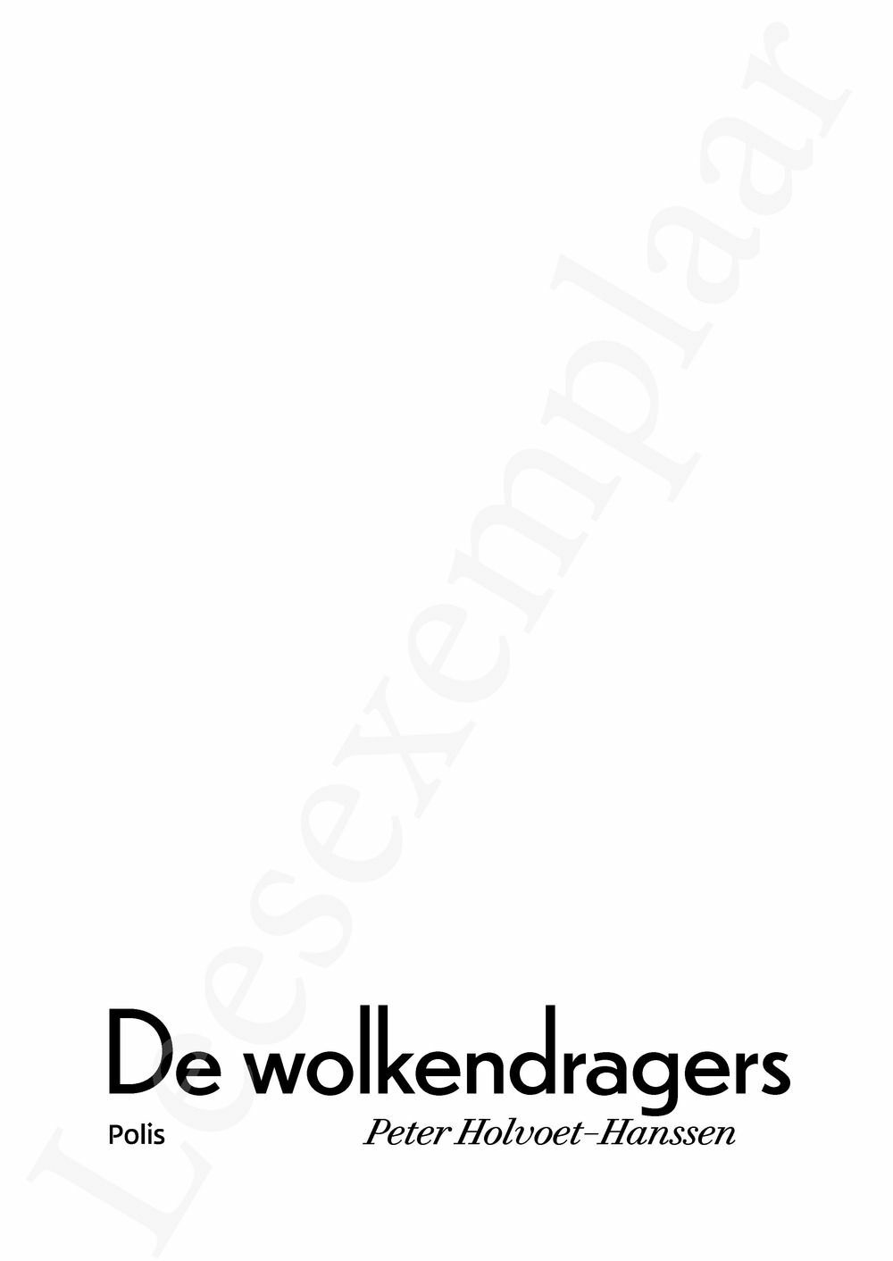 Preview: De wolkendragers