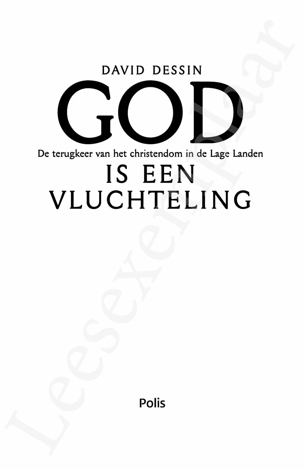 Preview: God is een vluchteling