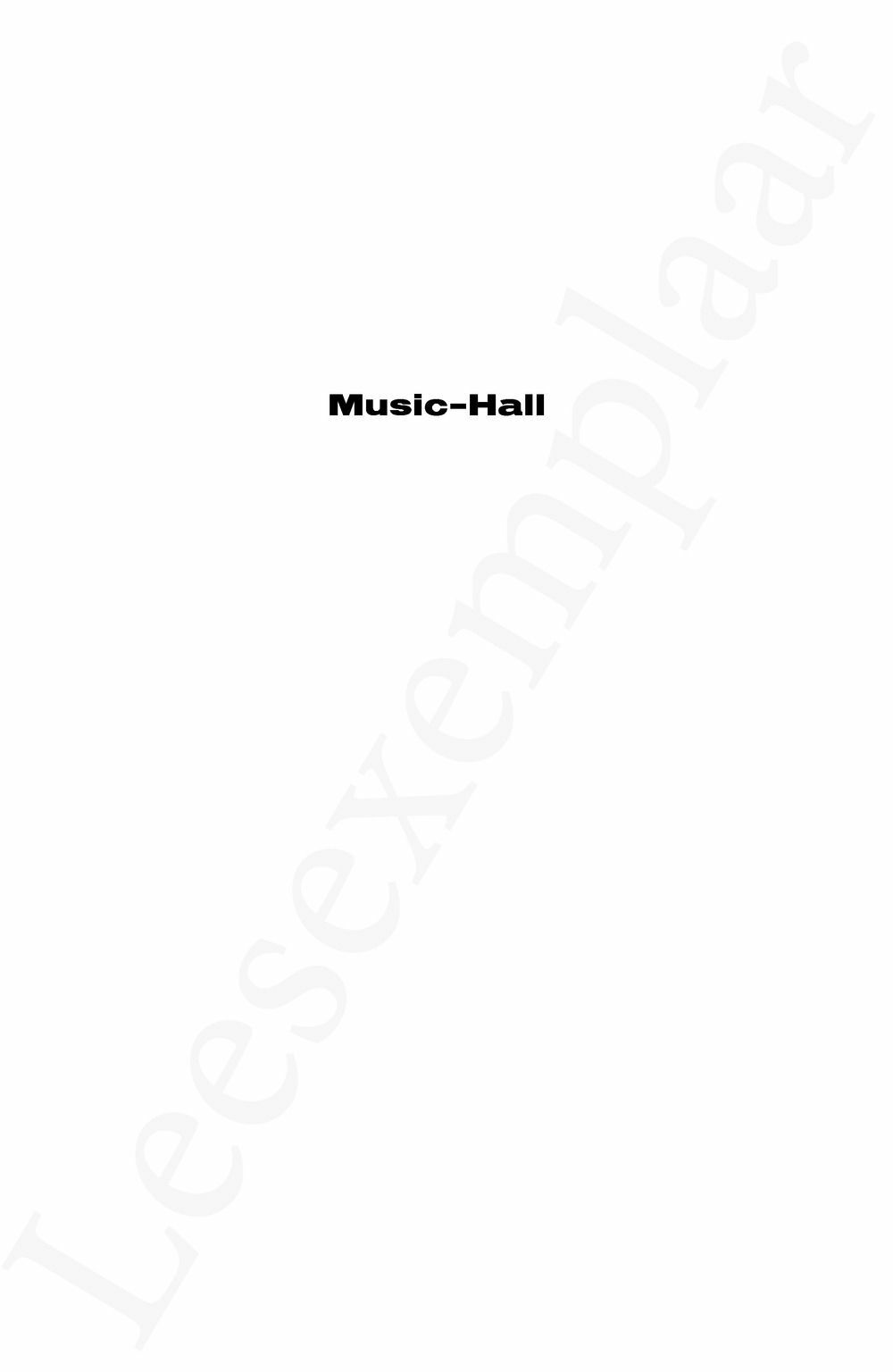 Preview: Music-Hall