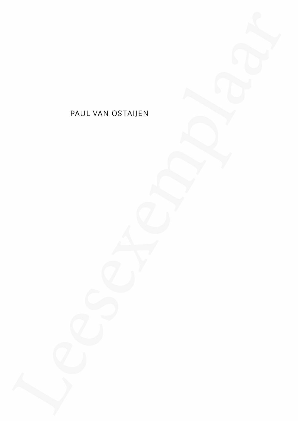 Preview: Paul van Ostaijen