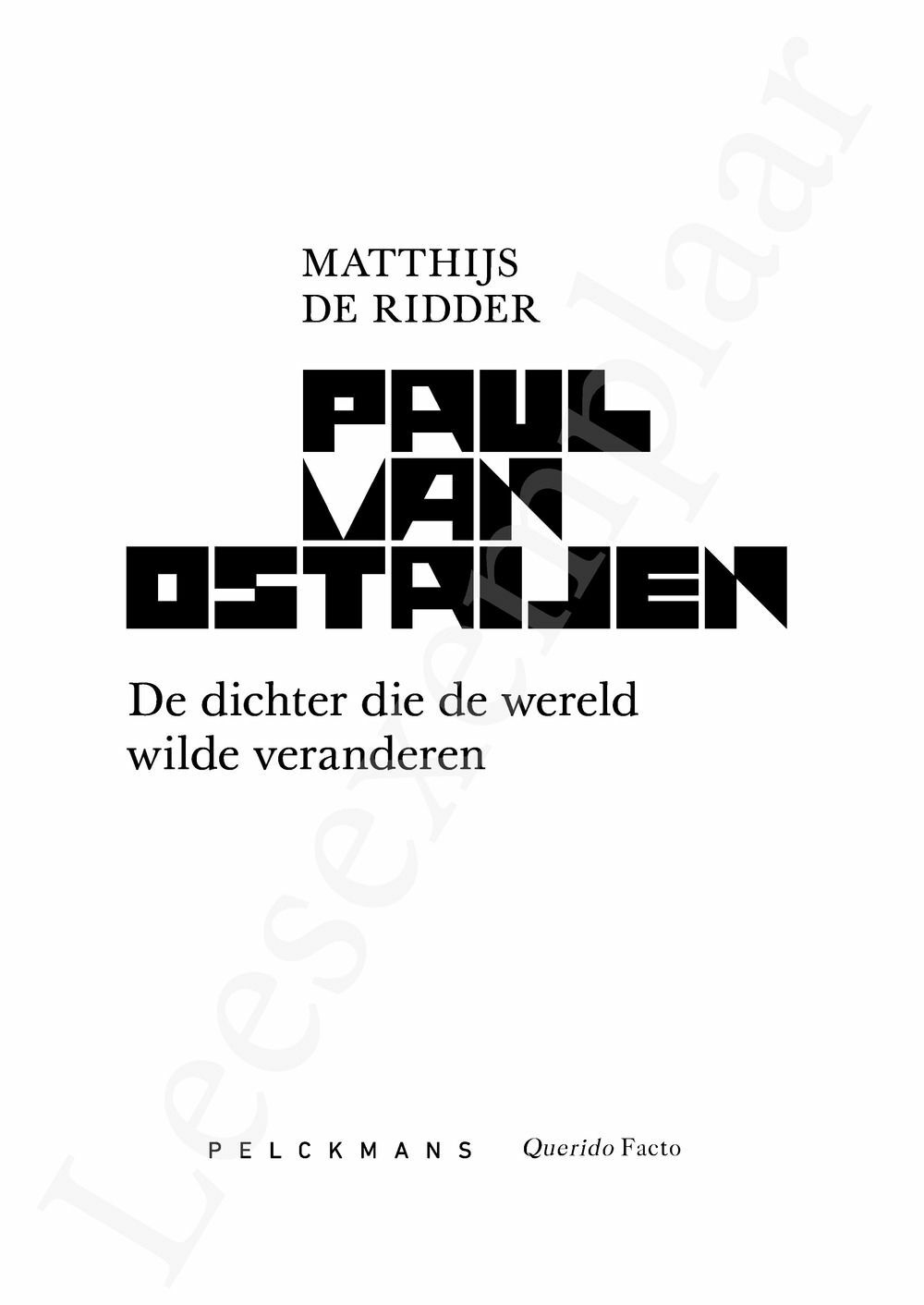 Preview: Paul van Ostaijen