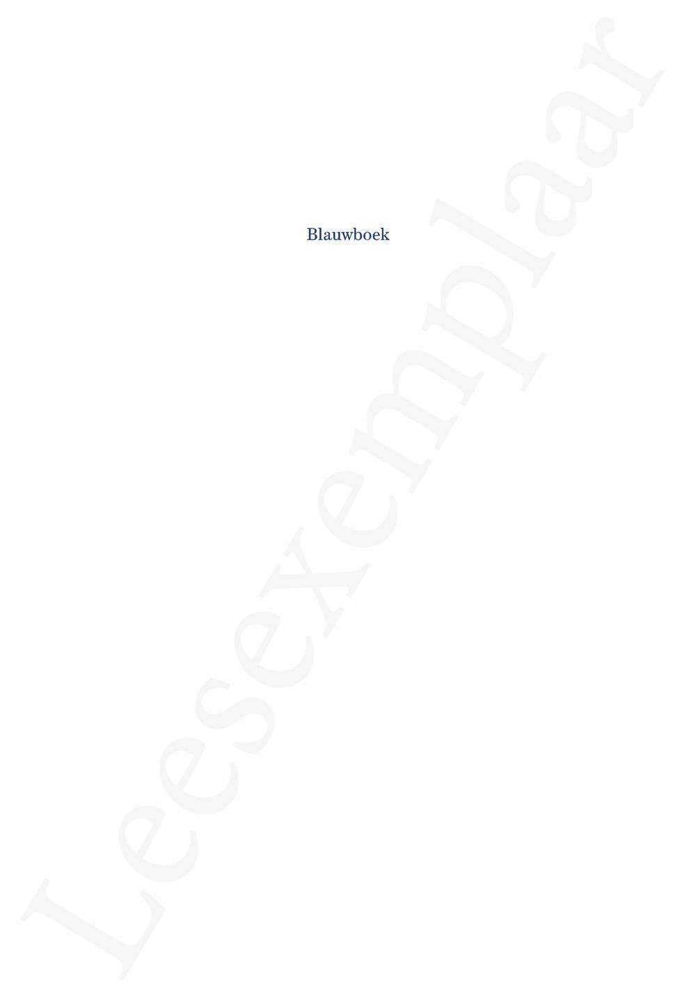 Preview: Blauwboek