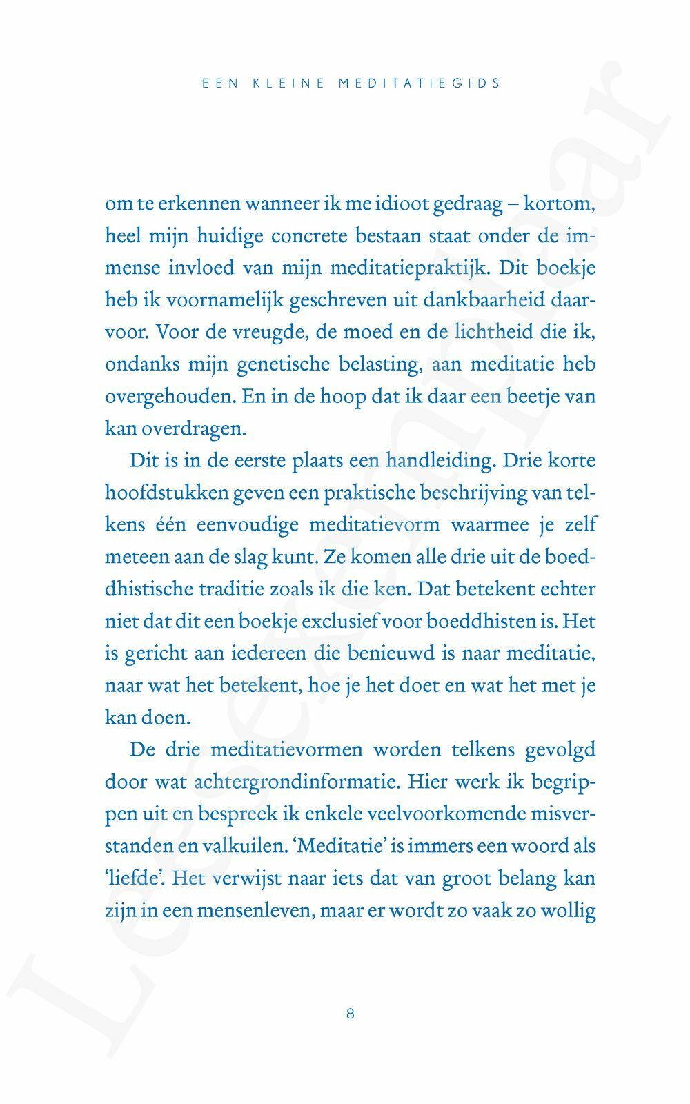 Preview: Een kleine meditatiegids